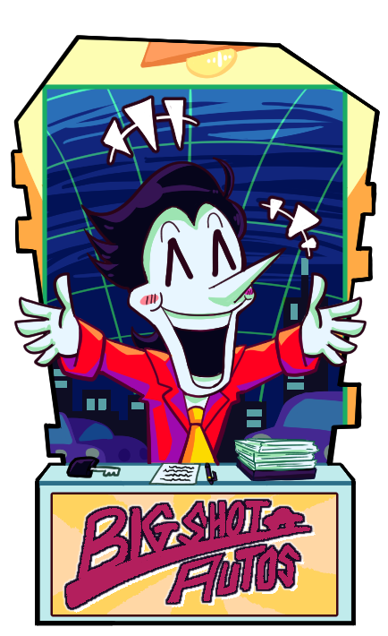 BIG SHOT Standee Design (Back)